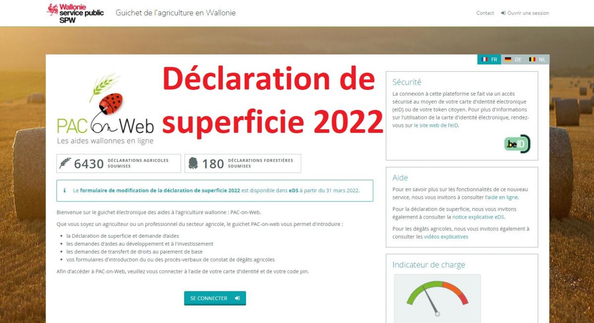 D Claration De Superficie