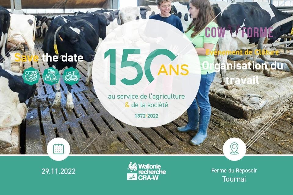 Evènement de clôture du projet INTERREG franco-belge CowForme