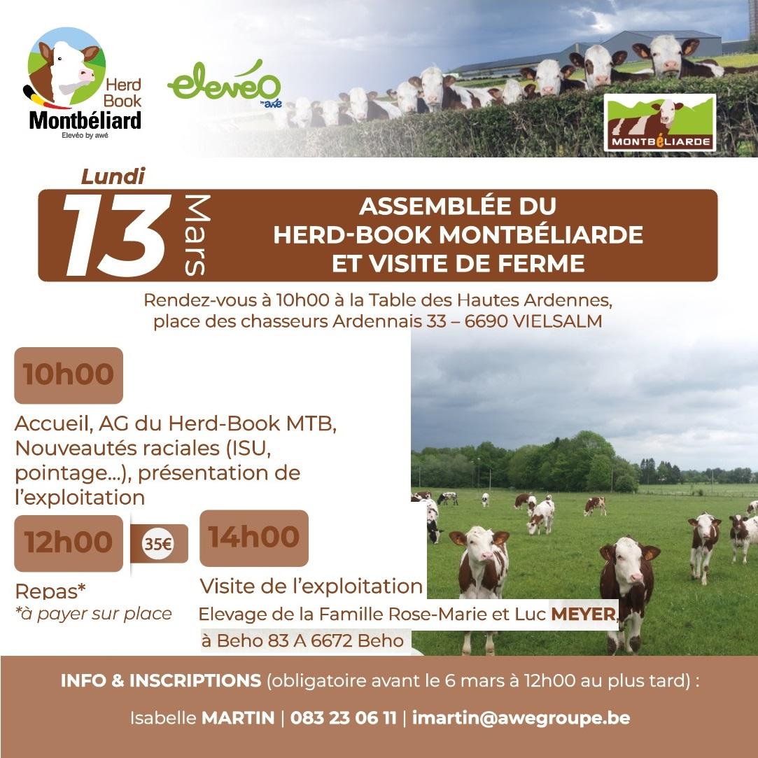 Assemblée générale du herd-book Montbéliard